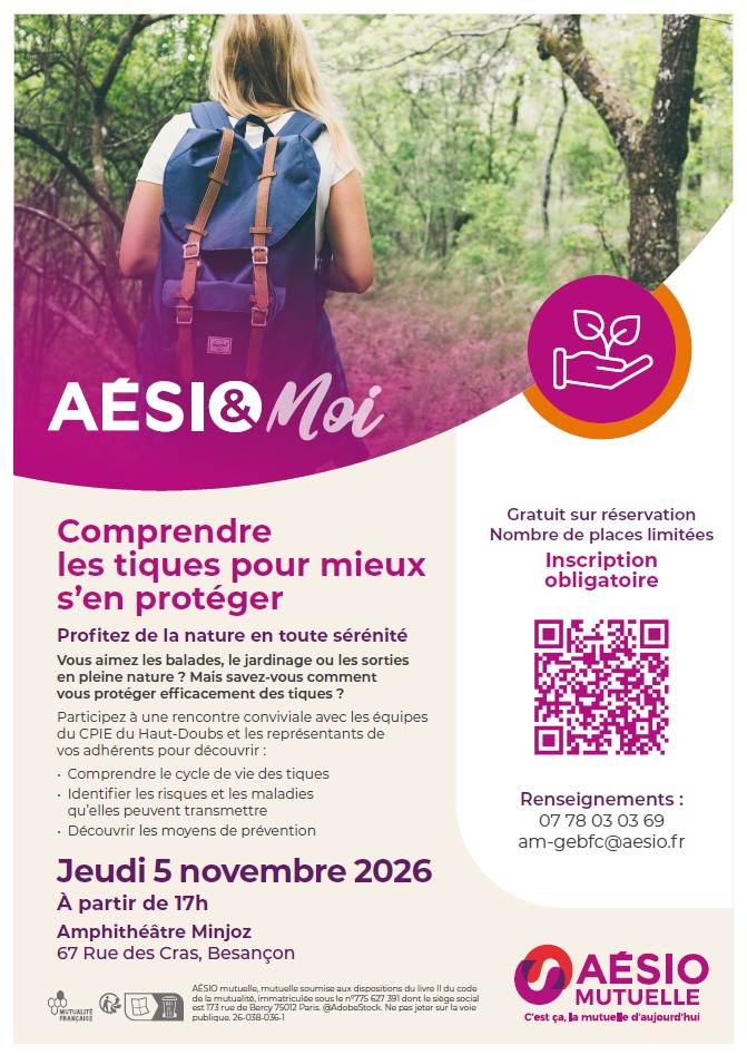 Affiche AESIO Tiques